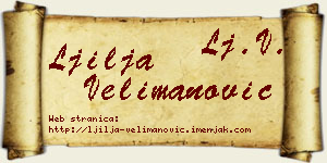 Ljilja Velimanović vizit kartica